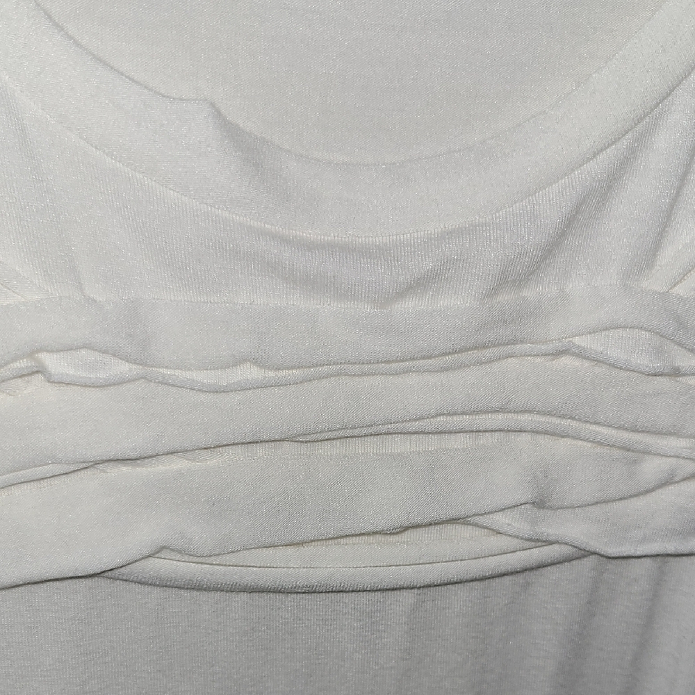 New Max Studio White Sleeveless Top - Picture 3 of 8